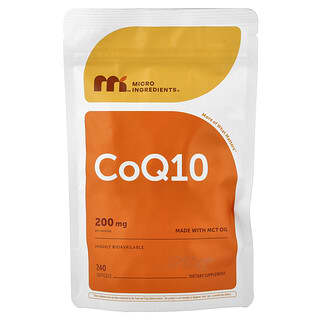 Micro Ingredients, CoQ10, 240 Softgels (100 mg per Softgel)