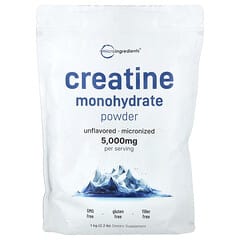 Micro Ingredients, Creatine Monohydrate Powder, Unflavored, 2.2 lb (1 kg)