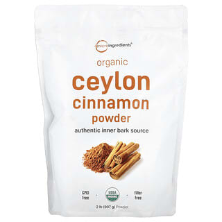 Micro Ingredients, Organic Ceylon Cinnamon Powder, 2 lb (907 g)