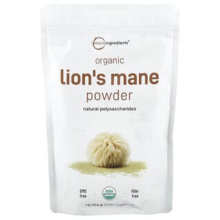 Micro Ingredients, Organic Lion's Mane Powder, 1 lb (454 g)