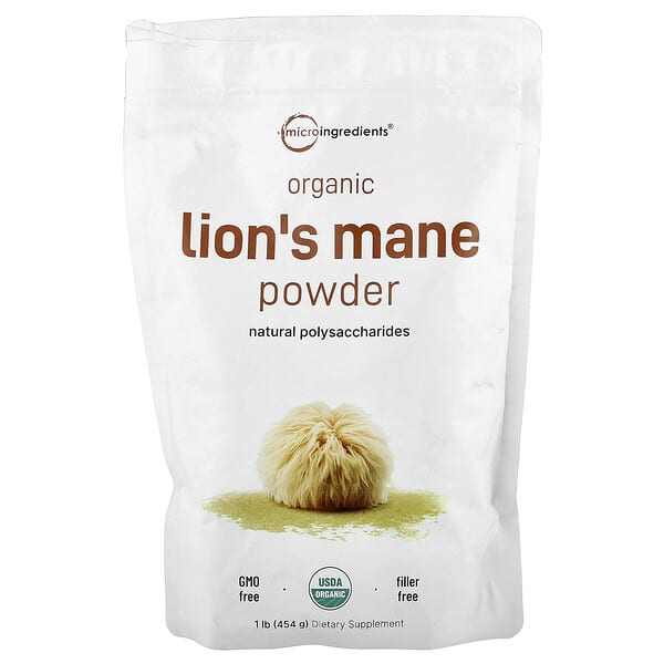 Organic Lion's Mane Powder, 1 lb (454 g)