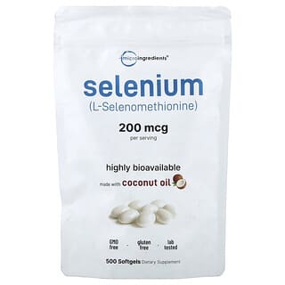 Micro Ingredients, Selenium, 200 mcg, 500 Softgels