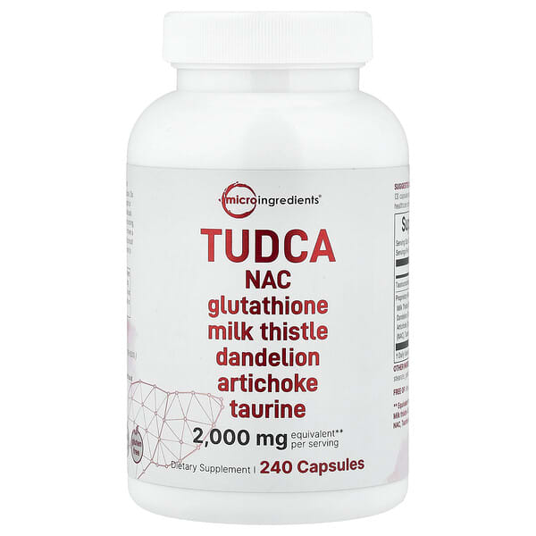 Micro Ingredients, TUDCA, 240 Capsules