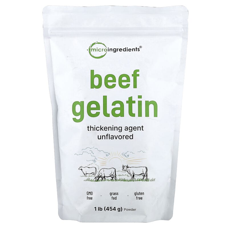 beef gelatin and glutathione Powder, Unflavored, 1 lb (454 g) Pernicious Anaemia: When Your