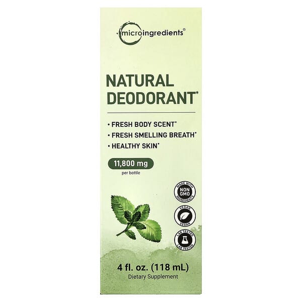 Micro Ingredients, Liquid Chlorophyll, Fresh Peppermint, 4 fl oz (118 ml) — product photo 1