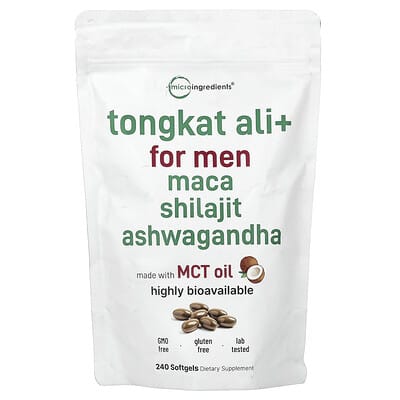 Micro Ingredients, Tongkat Ali+ for Men, 240 Softgels