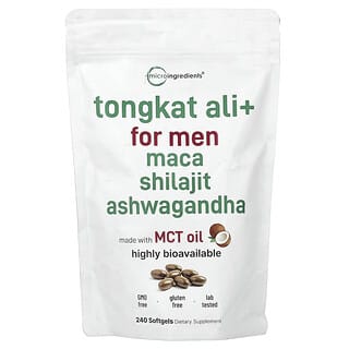 Micro Ingredients, Tongkat Ali+ für Männer, 240 Weichkapseln