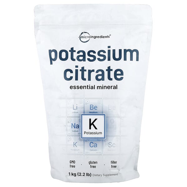 Micro Ingredients, 구연산칼륨, 1kg(2.2lb)