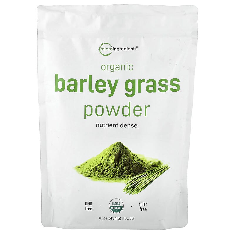 オーガニック大麦若葉パウダー、454g