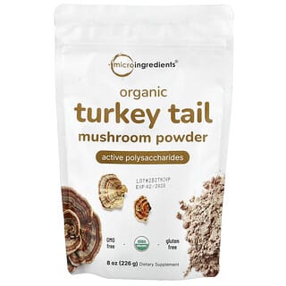Micro Ingredients, Økologisk kalkunhale-svampepulver, 226 g