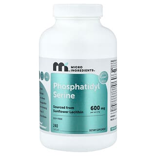 Micro Ingredients, Phosphatidyl Serine, 240 Capsules