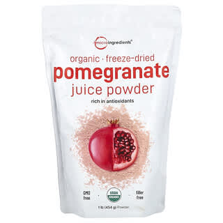 Micro Ingredients, Organic Freeze-Dried Pomegranate Juice Powder, 1 lb (454 g)