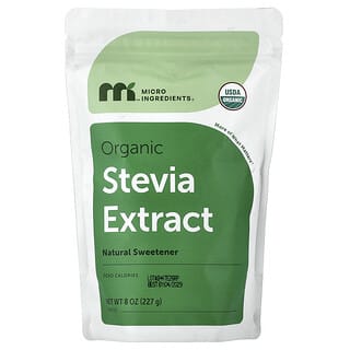 Micro Ingredients, Organic Stevia Extract Powder, 8 oz (227 g)