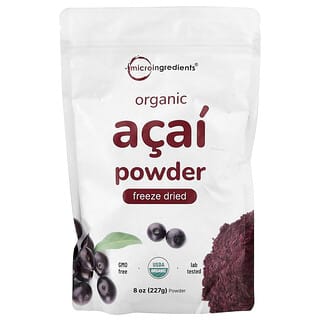 Micro Ingredients, Organic Acai Powder, Freeze Dried, 8 oz (227 g)