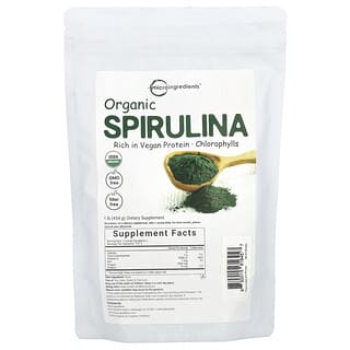 Micro Ingredients, Organiczna spirulina, 454 g