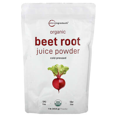 Micro Ingredients, Organic Beet Juice Powder, 1 lb (454 g)