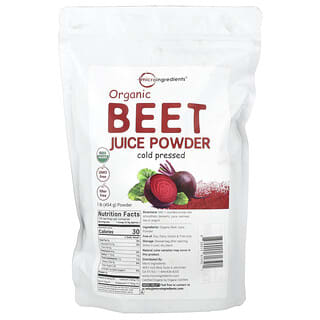 Micro Ingredients, Organic Beet Juice Powder, 1 lb (454 g)