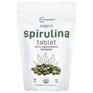 Micro Ingredients, Organic Spirulina Tablet, 720 Tablets