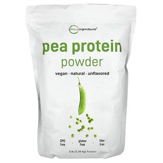 مايكرو انجريدينتس, مسحوق بروتين البازلاء ، بدون نكهات ، 5 أرطال (2.26 كجم)