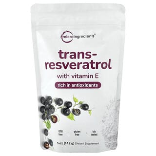 Micro Ingredients, Trans-Resveratrol With Vitamin E, 5 oz (142 g)