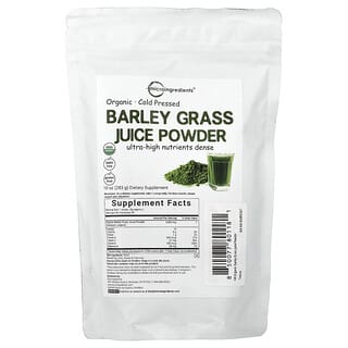 Micro Ingredients, 有機大麥草汁粉，10 盎司（283 克）