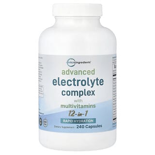 Micro Ingredients, Advanced Electrolyte Complex With Multivitamins, 240 Capsules