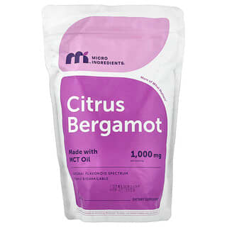 Micro Ingredients, Бергамот с цитрусовым, 240 капсул (333,33 мг в 1 капсуле)