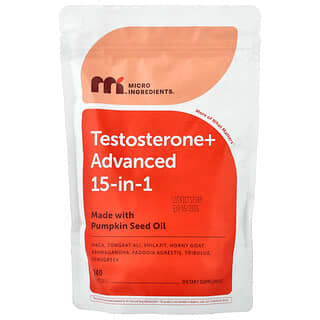 Micro Ingredients, Testosterone+ Advanced 15-in-1, 240 Softgels