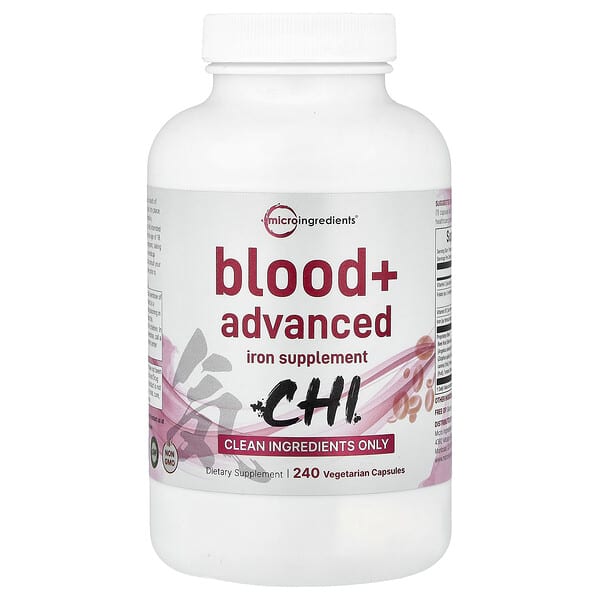 Micro Ingredients, Blood + Advanced, 240 Vegetarian Capsules