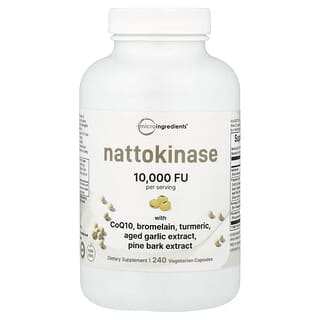 Micro Ingredients, Natoquinasa, 240 cápsulas vegetales
