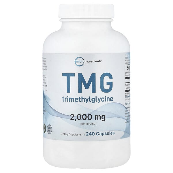 Micro Ingredients, TMG, 240 Capsules (500 mg per Capsule)