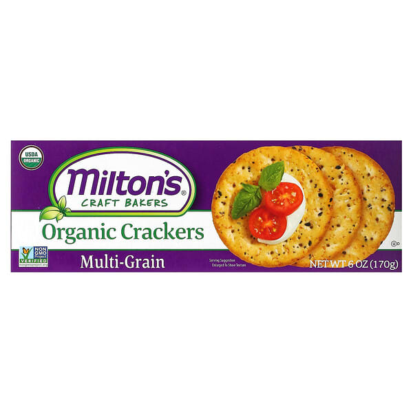 Milton's Craft Bakers, Original Crackers, MultiGrain, 6 oz (170 g)