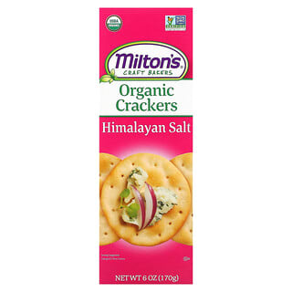 Milton's Craft Bakers, Galletas saladas orgánicas, Sal del Himalaya`` 170 g (6 oz)