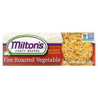 Milton's Craft Bakers, Gourmet Crackers, warzywa pieczone na dużym ogniu, 238 g