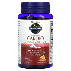 Minami Nutrition, Supercritical Cardio, Omega-3 Fish Oil, Orange , 915 mg , 60 Softgels