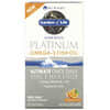 Platinum，欧米伽-3 鱼油，高级每日一粒，橙子味，30 粒软凝胶