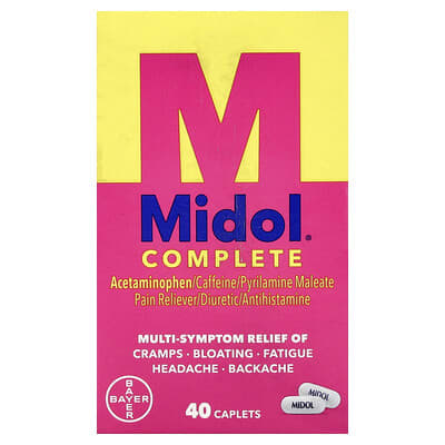 Midol, Complete, 40 Caplets