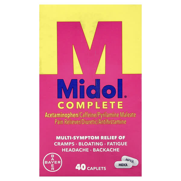 Midol, Completo`` 40 comprimidos