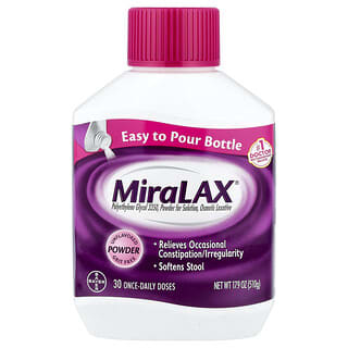 MiraLAX, 粉，原味，17.9 盎司（510 克）