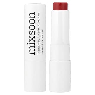 Mixsoon, Vegan Melting Lip Balm, 02 Dry Rose, 0.14 oz (4.1 g)