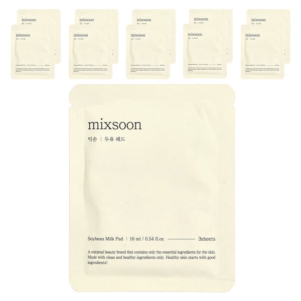 Mixsoon, 두유 패드, 30매, 16ml(0.54fl oz), 각 10장