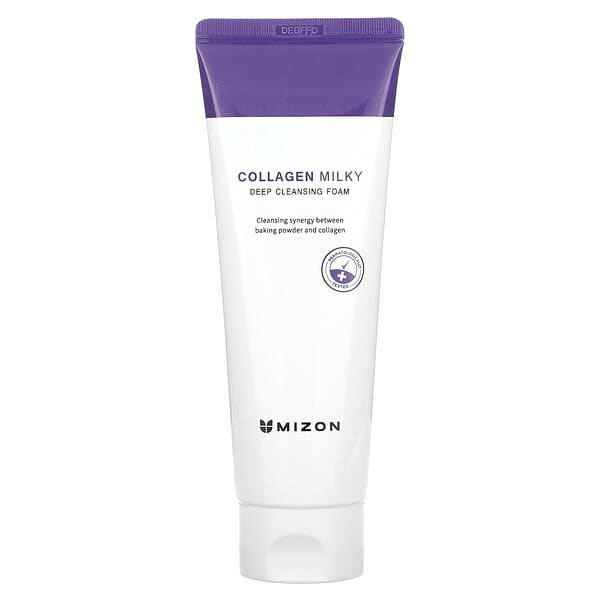 Mizon, Collagen Milky, Espuma de Limpeza Profunda, 150 g (5,29 oz)