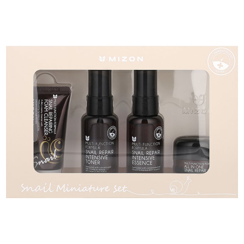 Salyangoz Minyatür Seti, 4 Parça Set