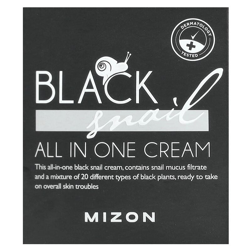 ブラックカタツムリ、オールインワンクリーム、75ml（2.53液量オンス）