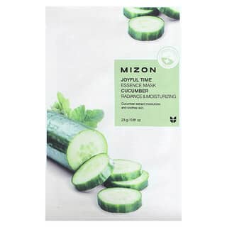 Mizon, Joyful Time Essence Beauty Mask, Cucumber, 1 Sheet Mask, 0.81 oz (23 g)