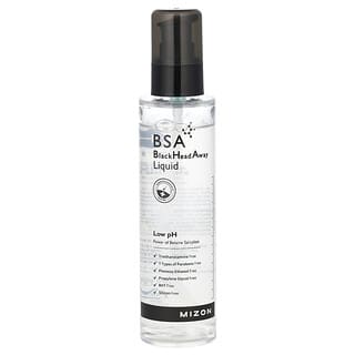 Mizon, Programme de renouvellement de la peau, BSA Black Head Away Liquid, 110 g