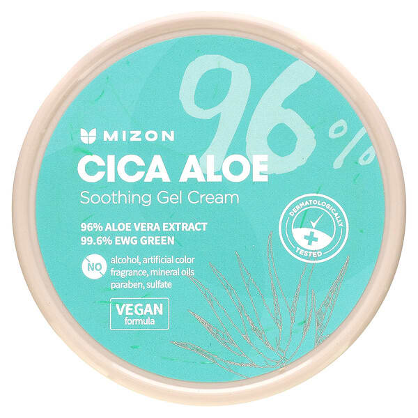 Mizon, Cica Aloe, Soothing Gel Cream, 10.58 oz (300 g)
