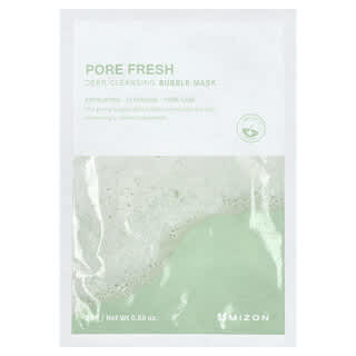 Mizon, Pore Fresh, Deep Cleansing Bubble Beauty Mask, 1 Sheet, 0.88 oz (25 g)