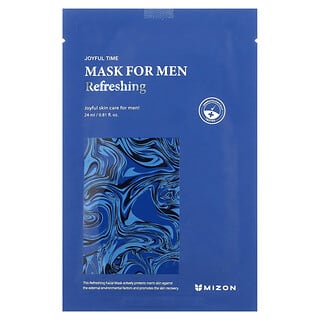 Mizon, Men, Refreshing Beauty Mask, 1 Sheet Mask, 0.81 fl oz (24 ml)