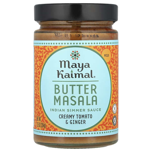 Maya Kaimal, Butter Masala，印度燉醬，溫和，12.5 盎司（354 克）